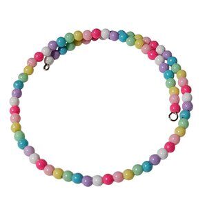 Colorful Beaded Stretch Bracelet for Kids Fashion Jewelry Girls